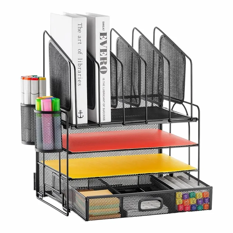Silver Mesh Desk Accessories factory