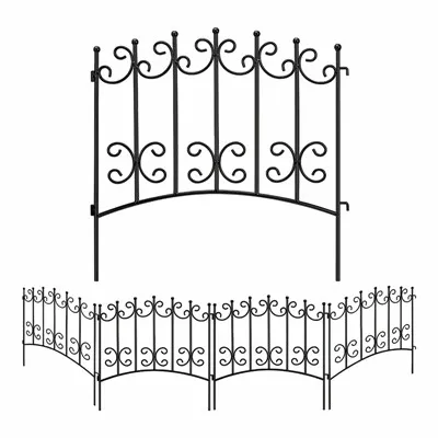 Decorative Iron Garden Fence