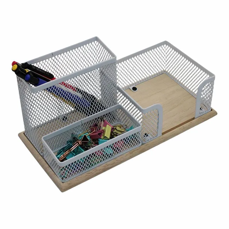 Wood Desk Organizer Set